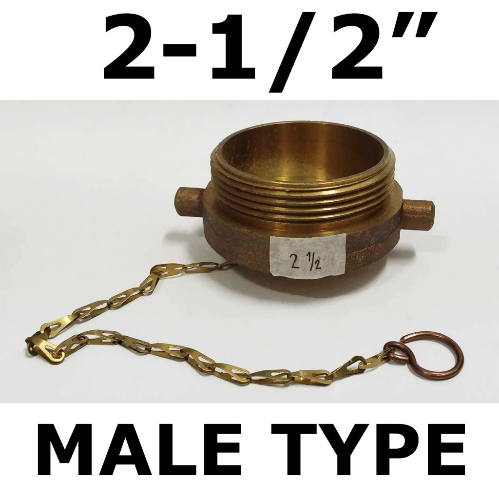 BRASS PLUG AND CHAIN 2-1/2