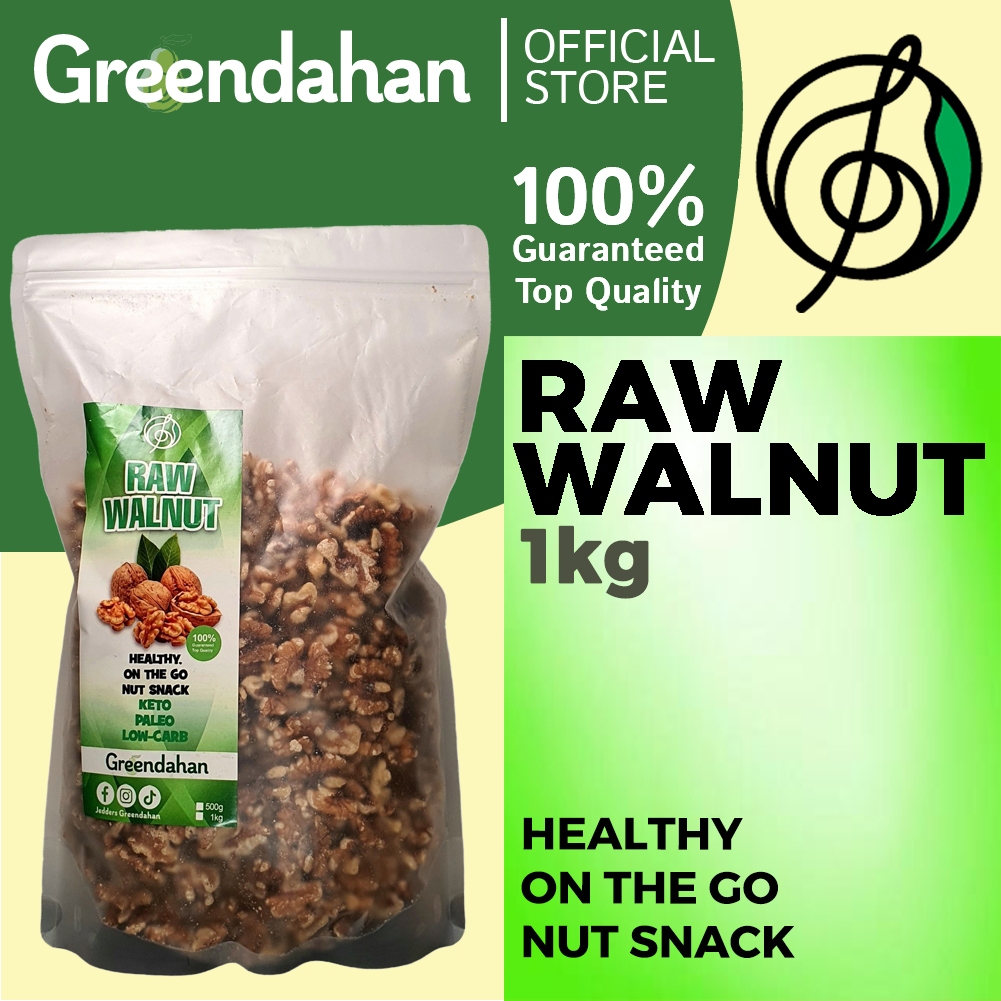 GREENDAHAN / Raw Walnuts 1kg | 500g (Repacked USA Brand)- Keto / Low ...