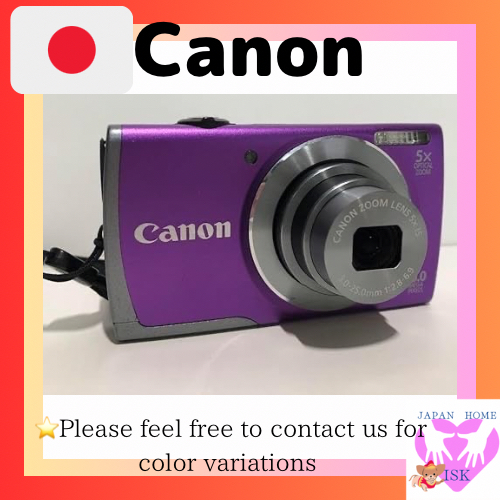 Canon デジタルカメラ PowerShot A3500 IS(パープル) 広角28mm 光学5倍