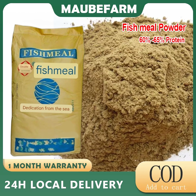 500g/1KG Fish meal Powder 60% -65% Protein fodder for Fish/Crab/Poultry ...