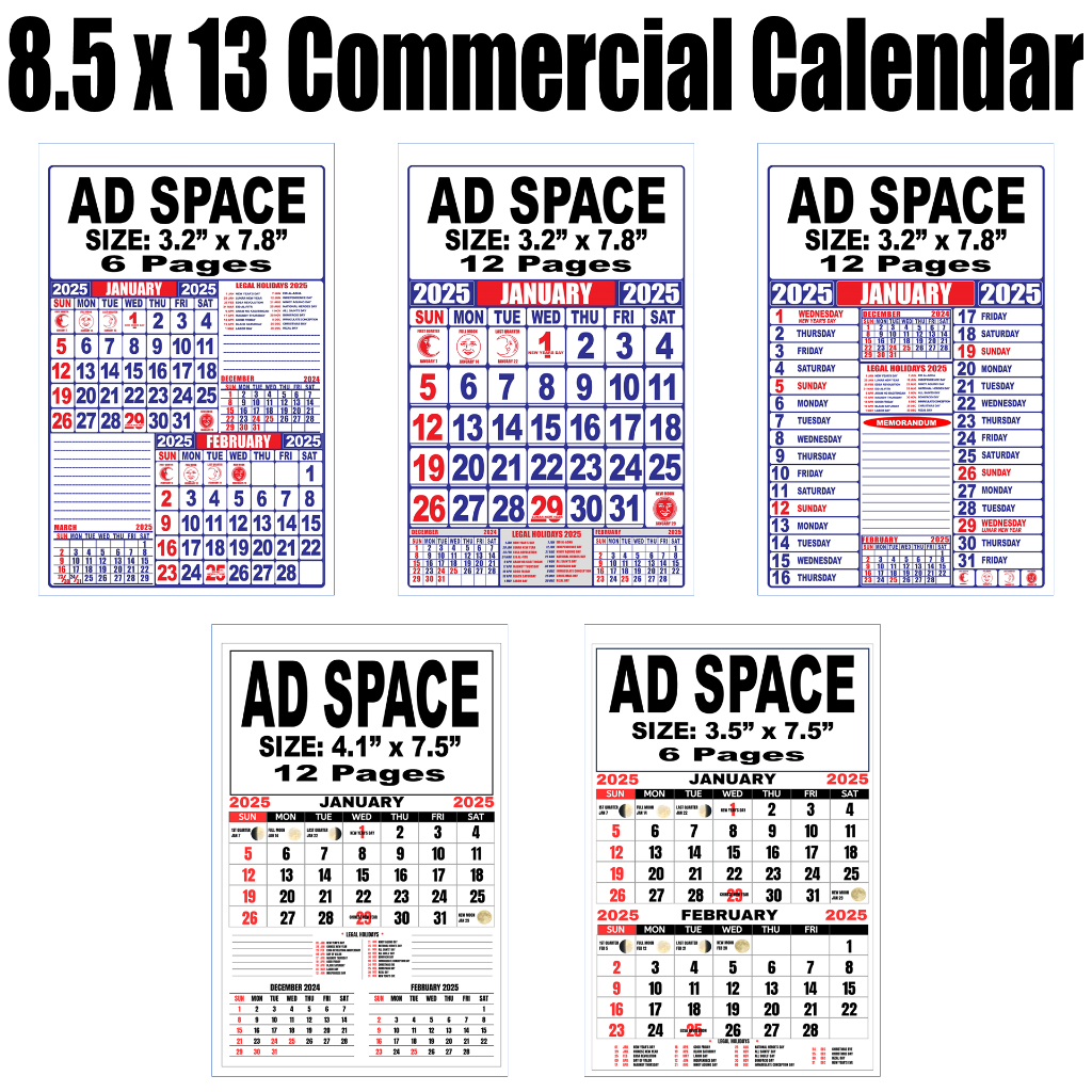 Calendar 2025 Shopping 