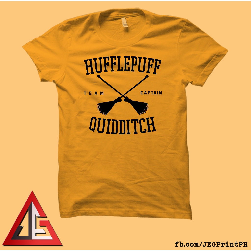 Hufflepuff Quidditch Teams Shirt (Captain, Keeper, Chaser, Seeker