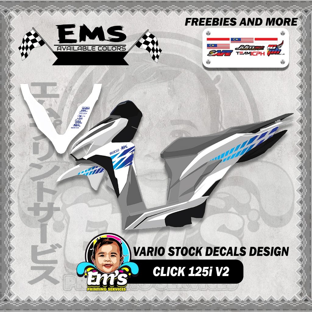 HONDA CLICK 125 V2 SKYLINE CONCEPT | Shopee Philippines