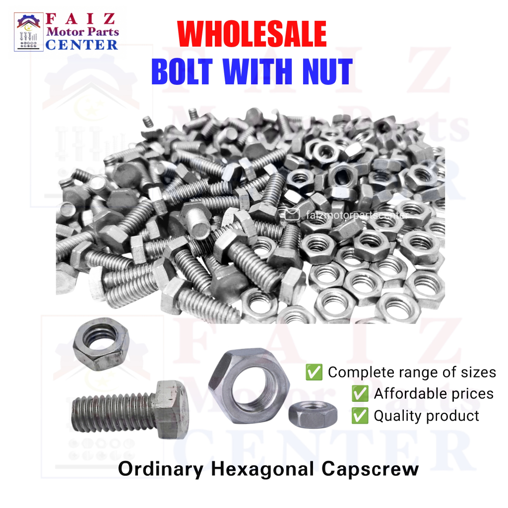 100 pcs.ORDINARY 5/16x3/4 inch up to 5/16x5 inches (#12 sa yabe/tools ...