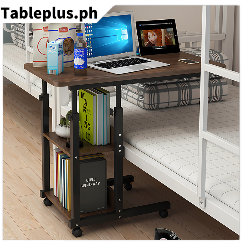 COD Adjustable Table Portable Standing Laptop Table Wood Bedside