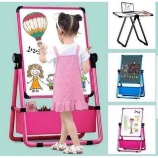 2in1 Whiteboard Blackboard Double Sided Stand Home Schooling Learning ...
