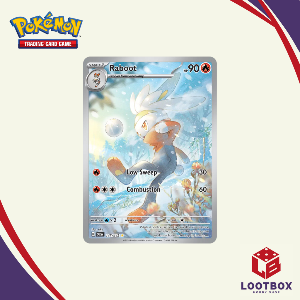 Pokemon Card Game: Raboot (Illustration Rare) - Stellar Crown | Shopee ...