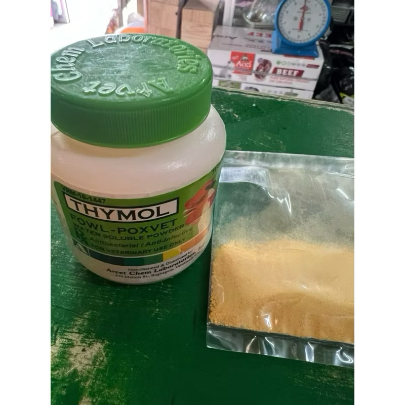 Thymol Powder tingi Anti Bulutong for Gamefowl Measles for Chicken ...
