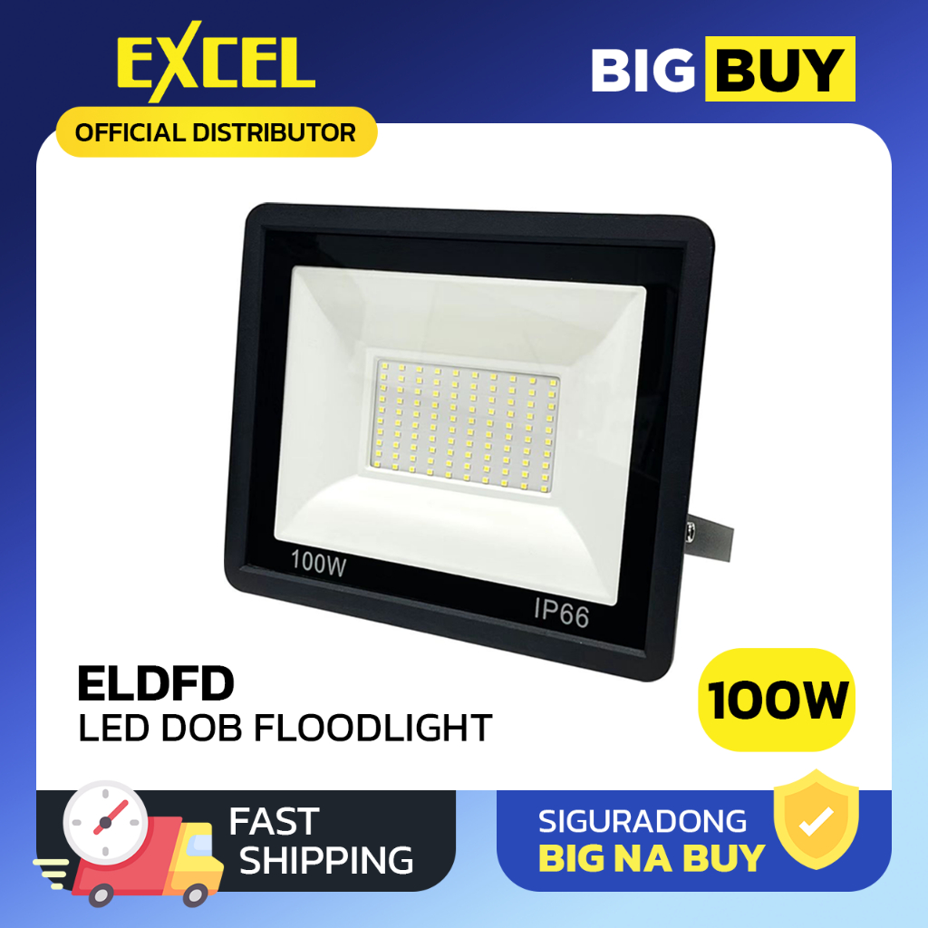 Excel - LED DOB Floodlight 100W 200W Daylight Outdoor Waterproof Lamp ...