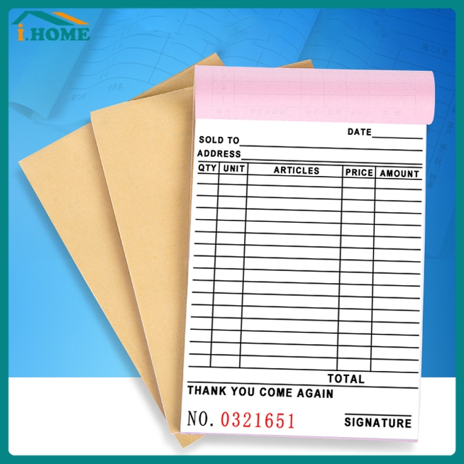 Delivery Resibo paper Receipt For Business With Carbon Job Order Pad ...