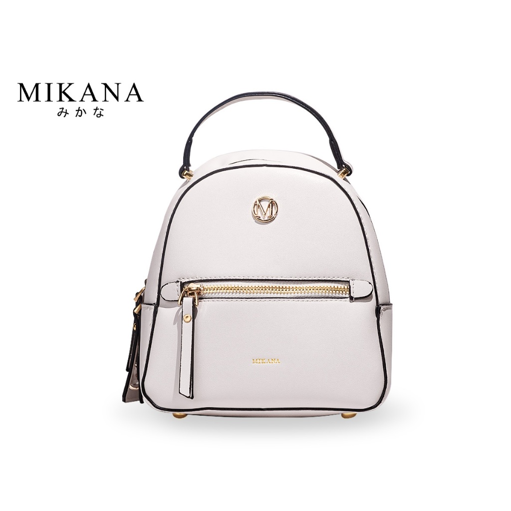 Mikana Reiji Small Leather Backpack for Women fashion school bag mini  bagpack for women gift for her