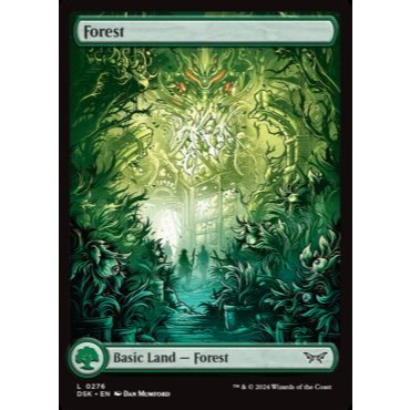 Forest (276) - Full Art - Duskmourn: House of Horror (DSK) - LAND ...