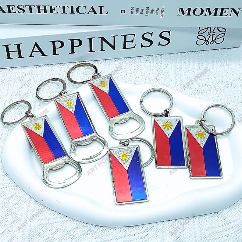 Philippines flag metal key chain Philippines Flag Opener Bottle Opener ...