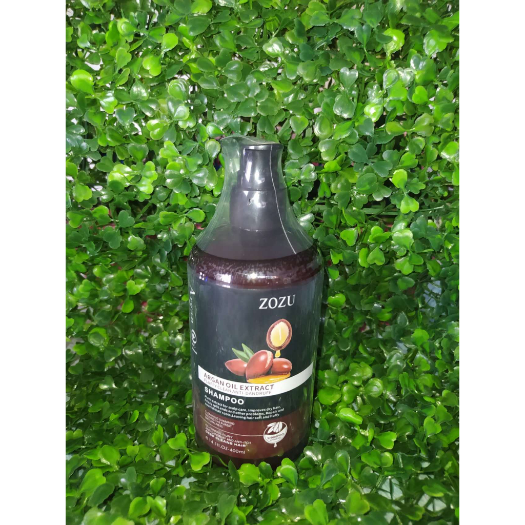 1 Set ZOZU Argan Oil Shampoo and Conditioner 400ml each Shopee
