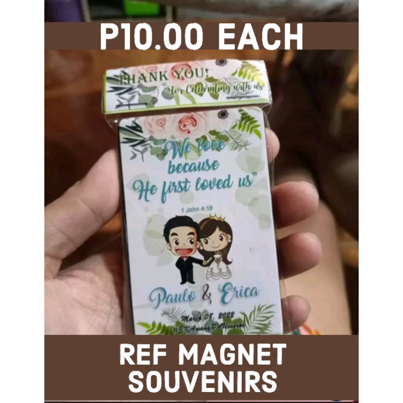 REF GIVEAWAYS, SOUVENIRS FOR WEDDING (ATM SIZE)MIN OF 20 PCS