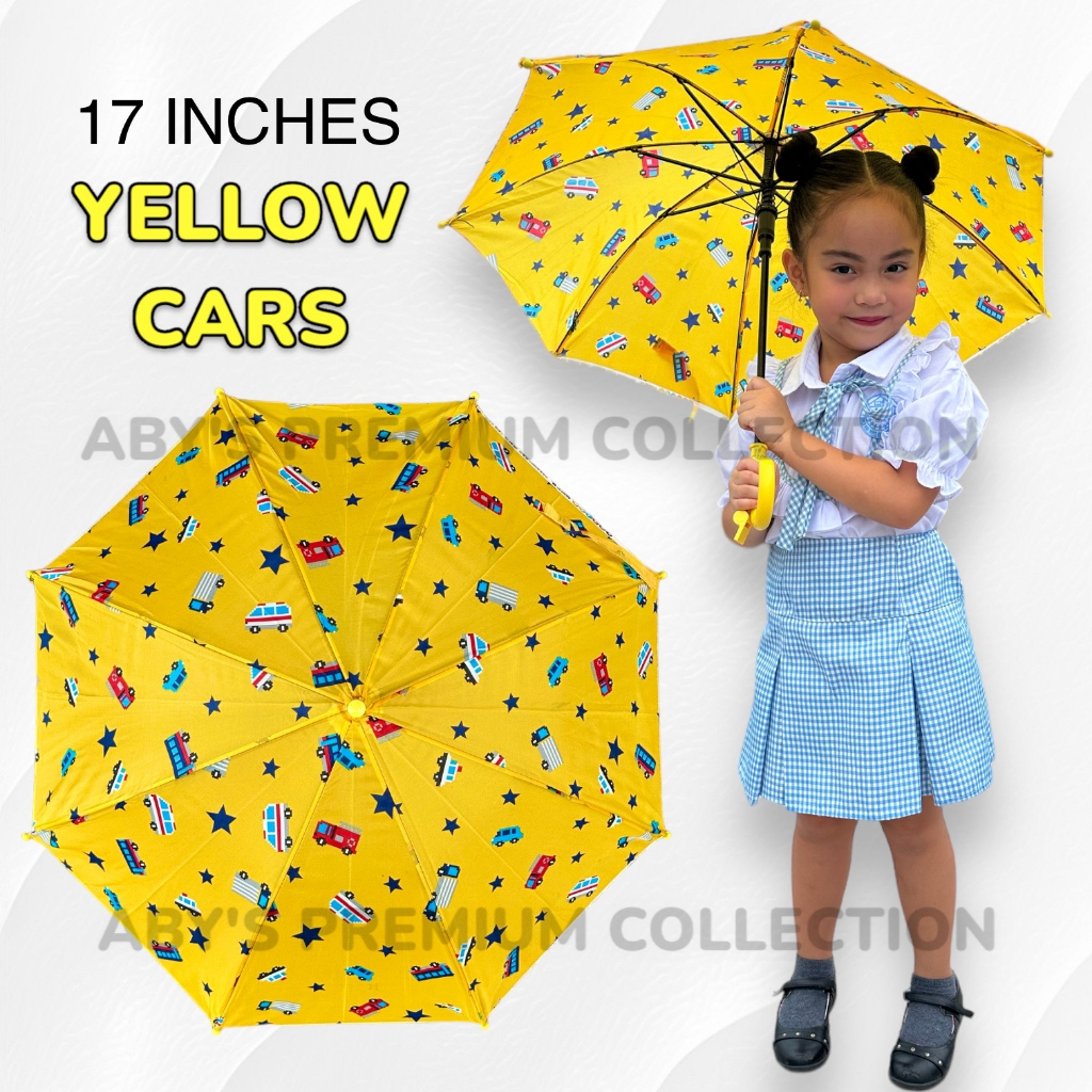 Babyhug Umbrella With Print - Yellow