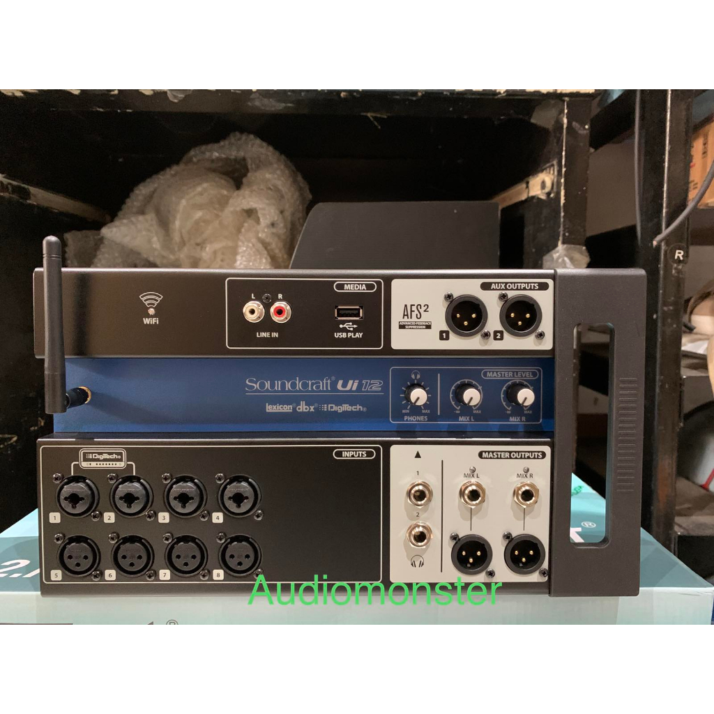 Original Soundcraft Ui12 12channel Digital Mixer/USB MultiTrack