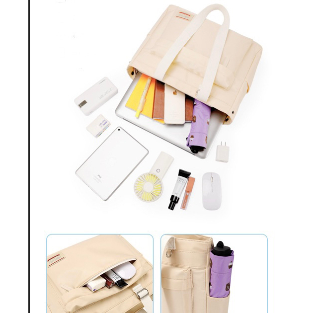 Product image Large Capacity Tote Style Waterproof Fabric with Laptop Compartment fits up to 15.6 inch laptops 3