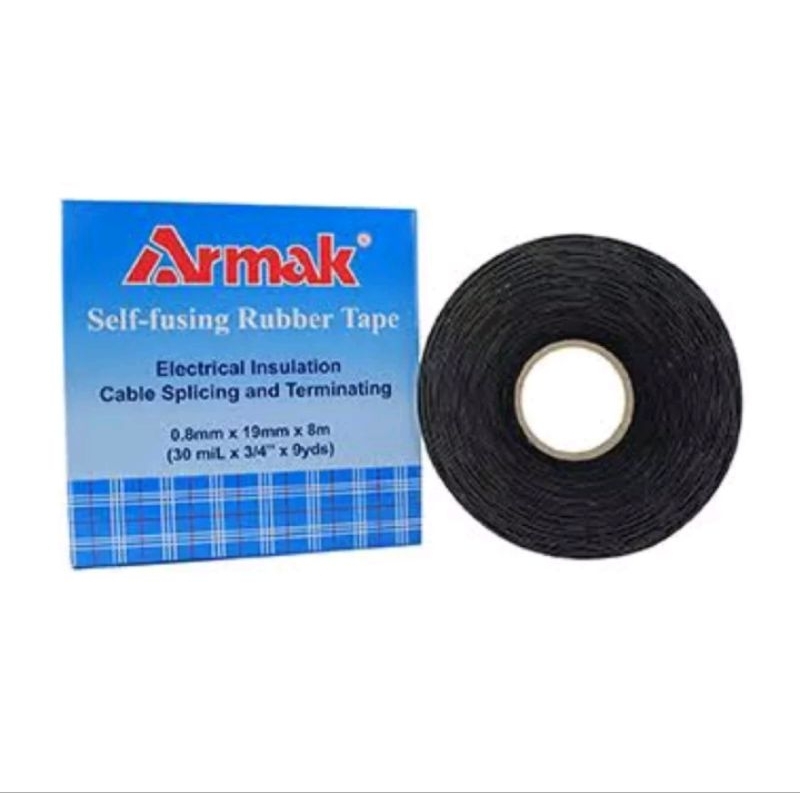 ARMAK SELF FUSING RUBBER TAPE BLACK ORIGINAL. | Shopee Philippines