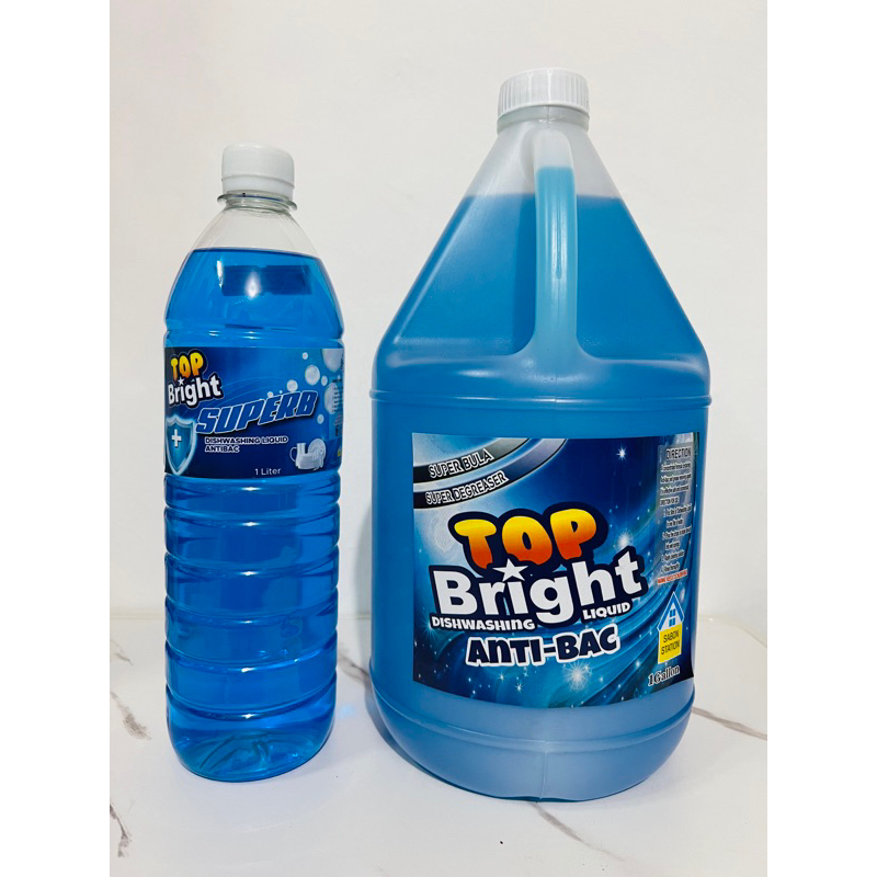 Top Bright Dishwashing Liquid (1 Gallon) Shopee Philippines