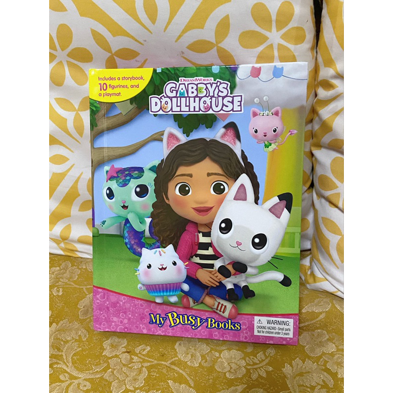 Gabby’s Dollhouse Busy Book with toy characters inside Shopee Philippines