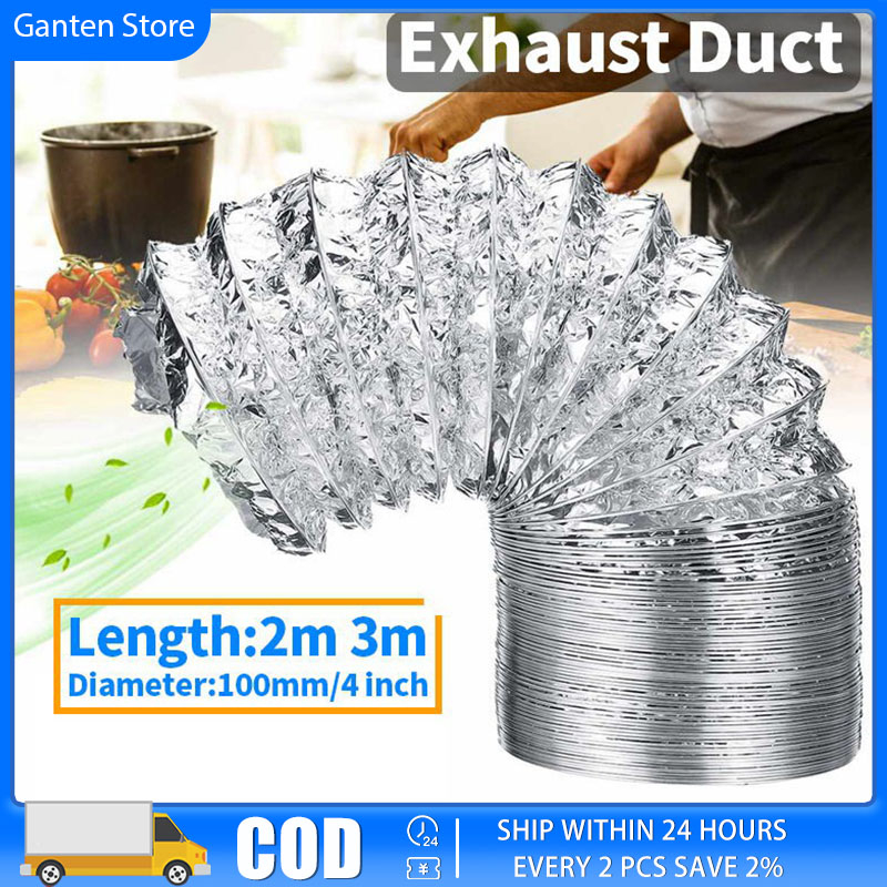 Flexible Pipe For Exhaust Aluminum Foil Air Ventilation Pipe Hose ...