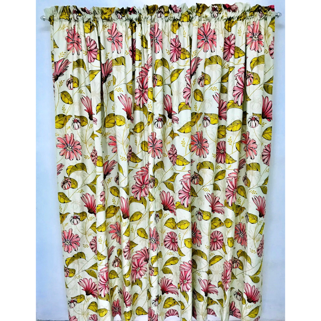 100% Canadian No Ring Curtains | Shopee Philippines