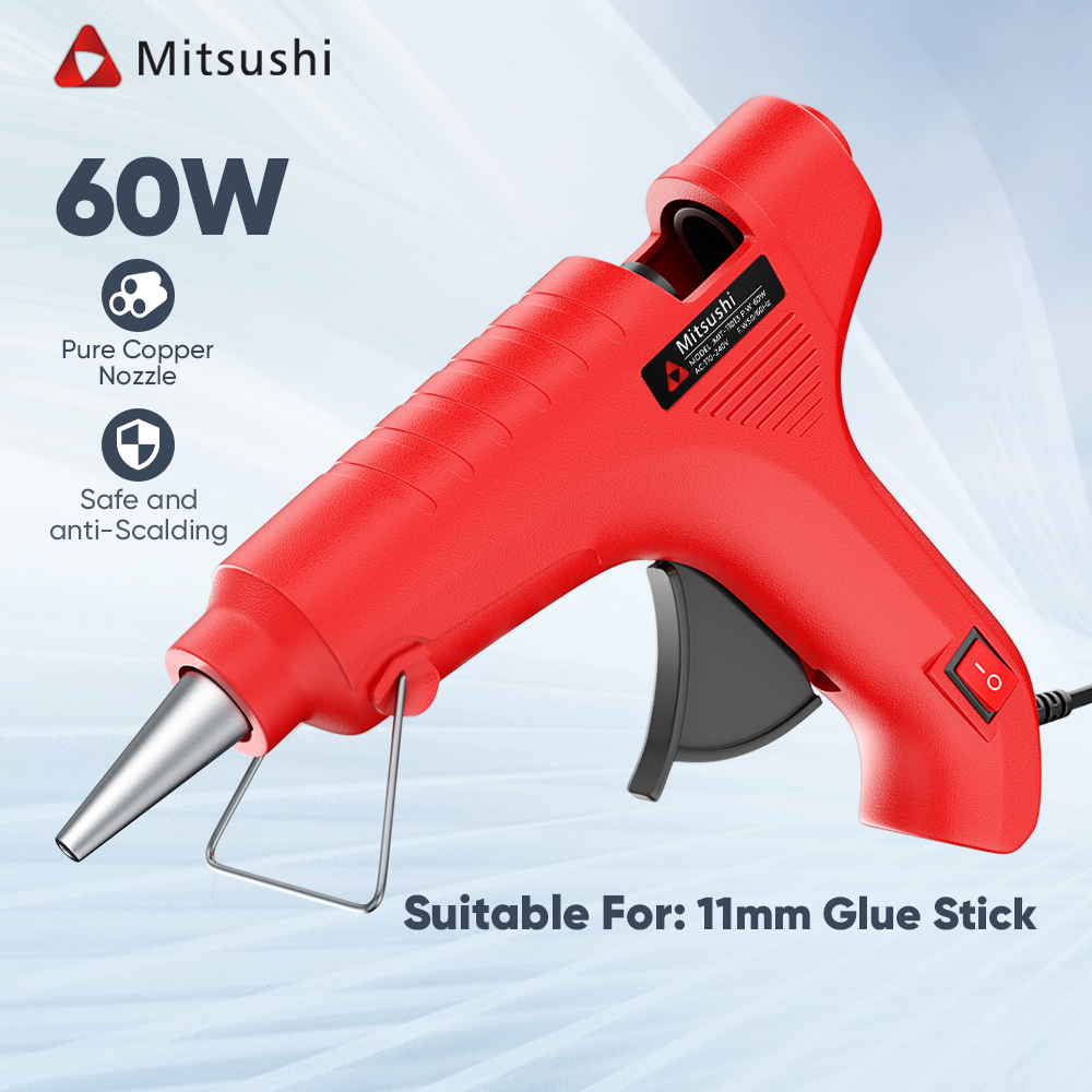 Mitsushi 60W/40W Hot Melt Glue Gun /Glue Gun Heavy Duty/Electric Heating Shopee Philippines