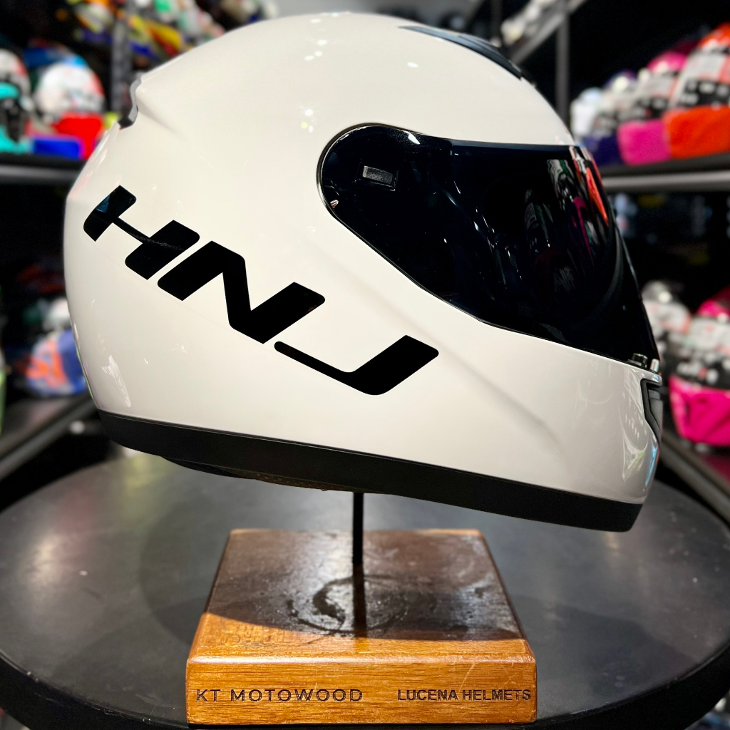 Hnj Helmet 902 Shadow Full Face Single Visor (58cm to 60cm) Shopee