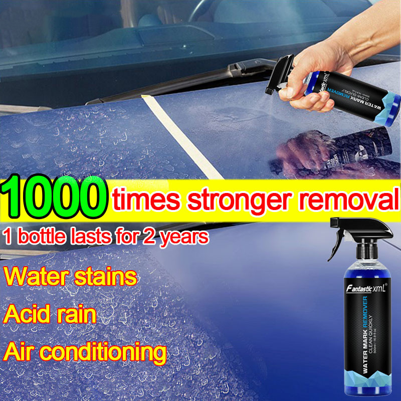 Car Glass Acid Rain Remover 500ml Water Stain Remover Car Water Mark Cleaner Glass Oil Film
