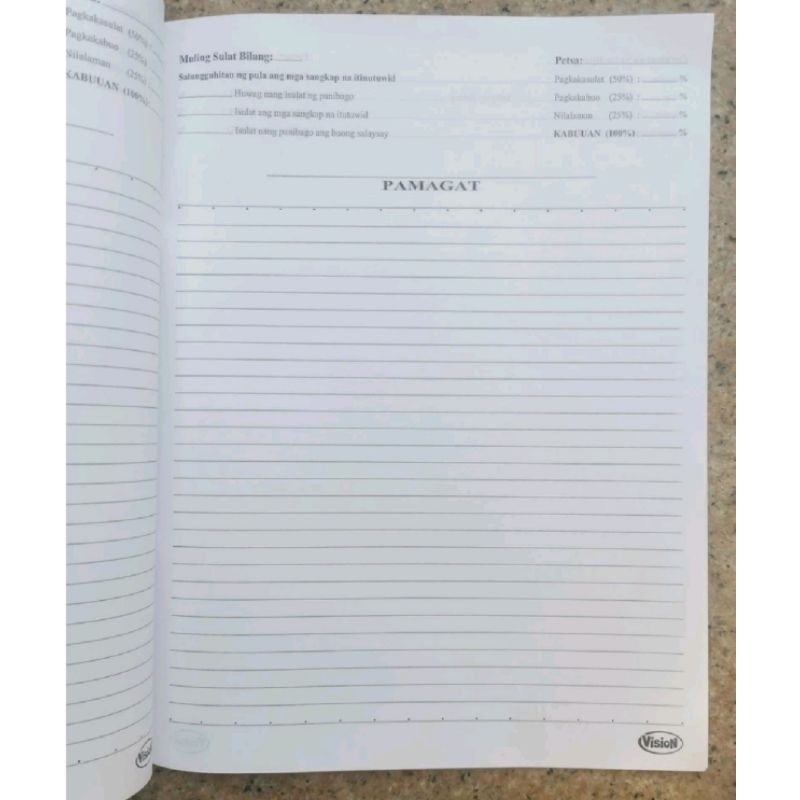 Sulating Pormal(Pangwakas)/Formal Themebook(Elementary/Highschool)2pcs ...
