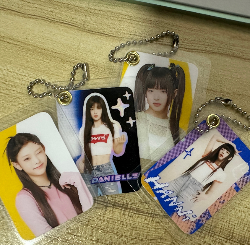 New Jeans Laminated Photo Key Ring Keychain Shopee Philippines
