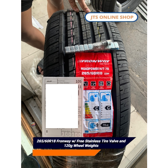 265/60R18 Fronway w/ Free Stainless Tire Valve and 120g Wheel Weights ...