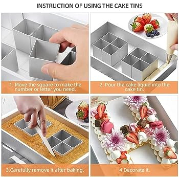 Letter cake pan set instructions sale