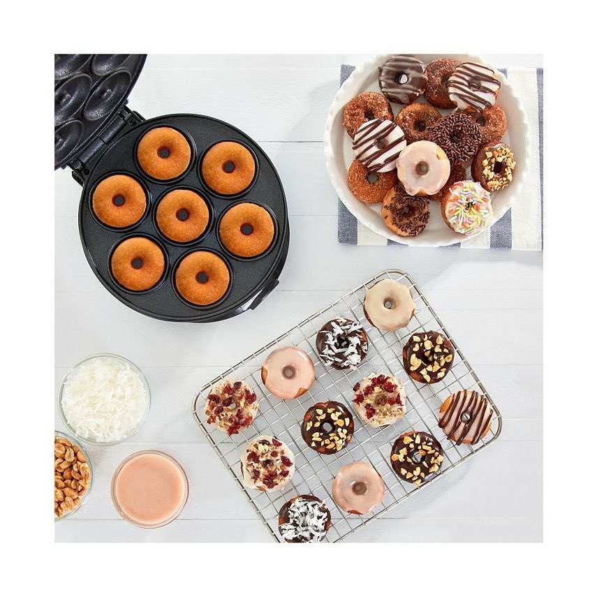 7 Holes Mini Donut Maker Electric Donut Machine Doughnut Maker