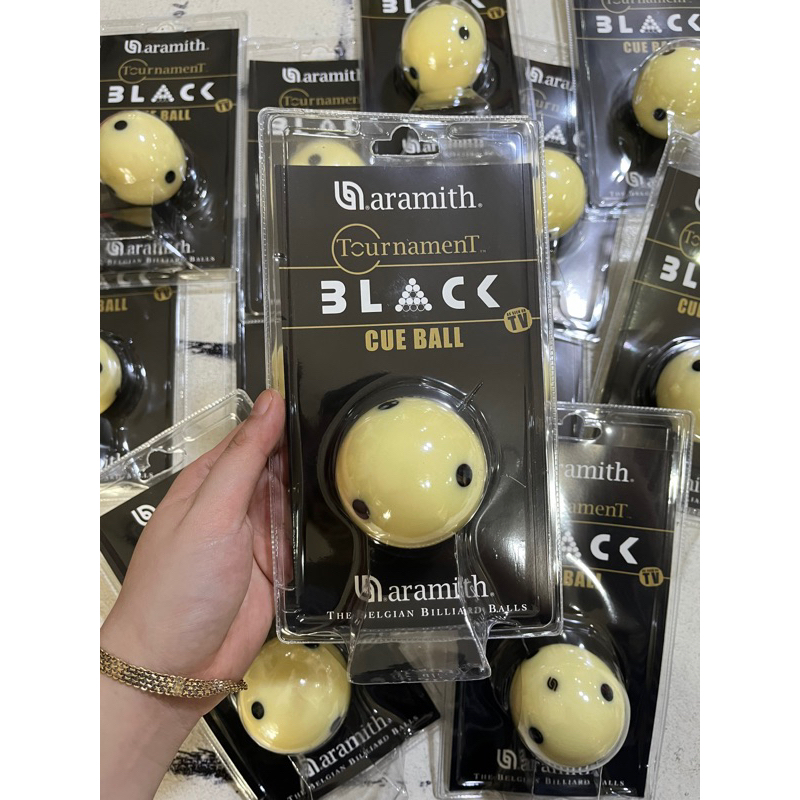 Aramith Tournament BLACK Billiard Pool Cue Ball 2 1/4