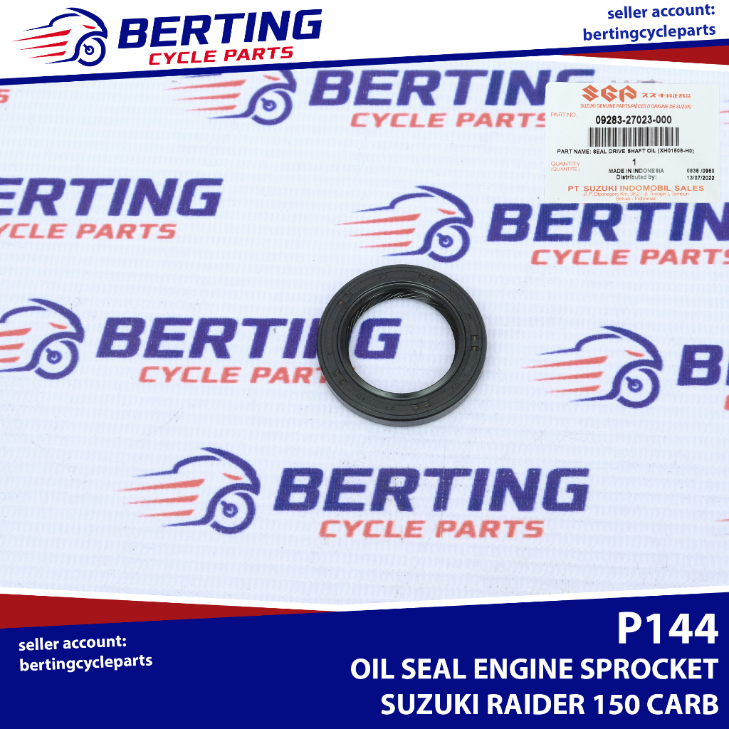 Sgp Oil Seal Engine Sprocket Suzuki Raider 150 Carb Genuine 09283 27023 000 Shopee Philippines 1486