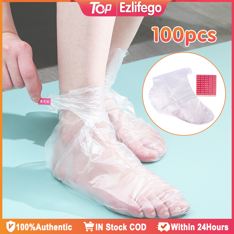 100Pcs Disposable Foot Masks Bags Foot Paraffin Bath Liners for