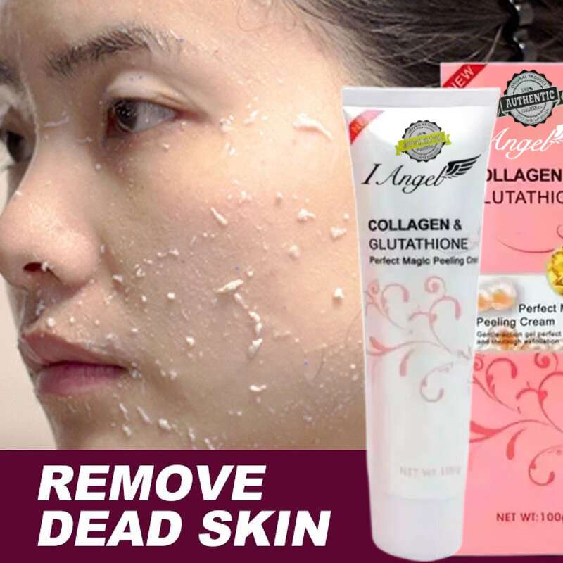 Peeling Cream Gel 100g Collagen and Glutathione Whitening Shopee