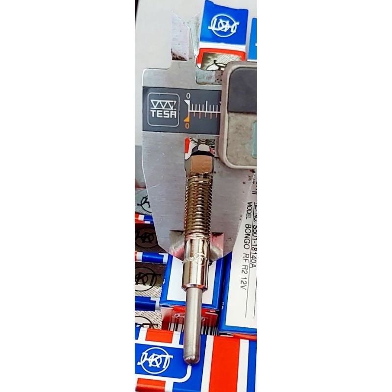 GLOW PLUG MAZDA B2200 , R2 , KIA BESTA 2.7, BONGO JKT/KITAHARA JAPAN Price is for 1pc Shopee