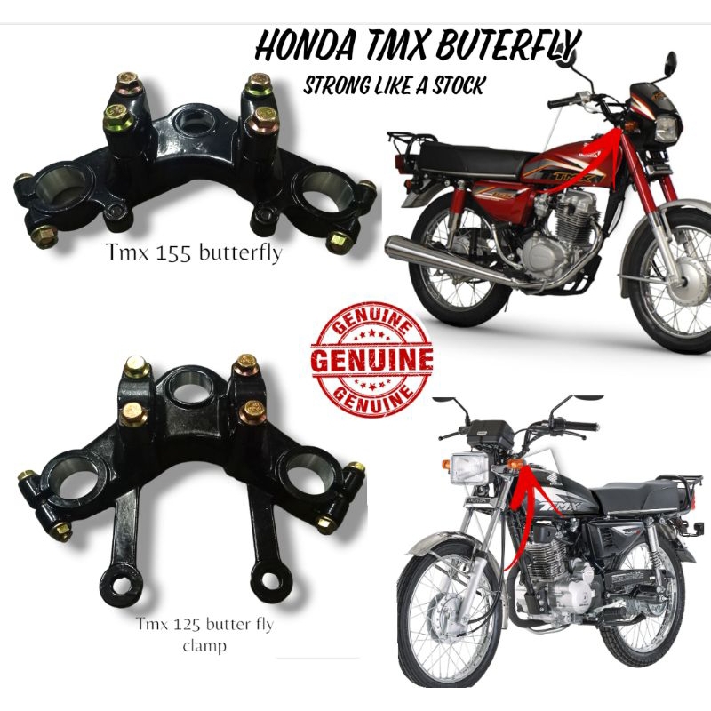 Honda Tmx Butterfly 155 and Tmx 125 genuine parts Like A stock Parts of motorcycle Handle Safety Shopee Philippines