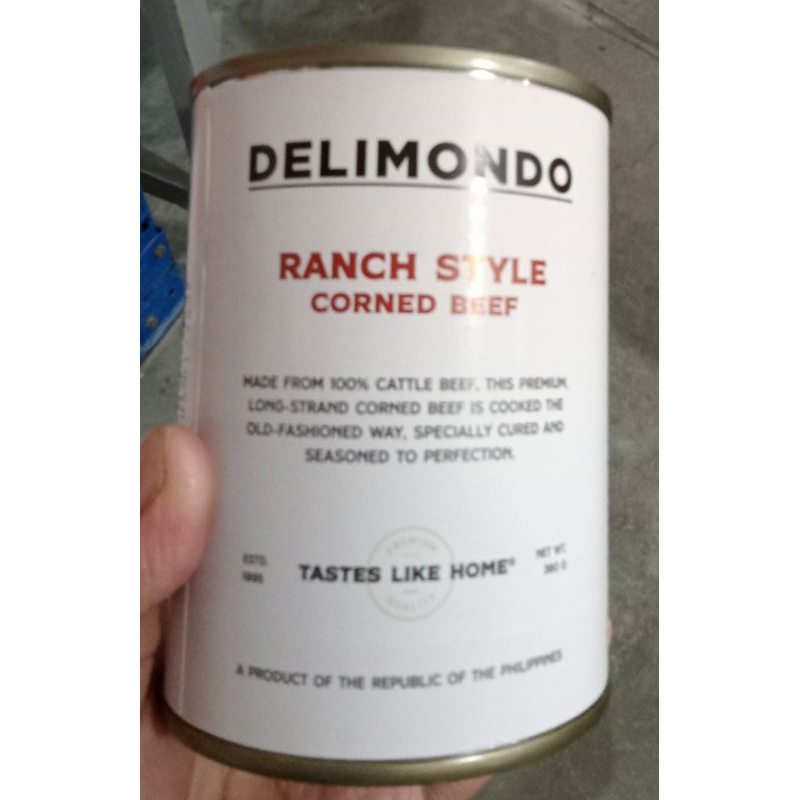 DeliMondo Ranch Style Corned Beef 380g Shopee Philippines