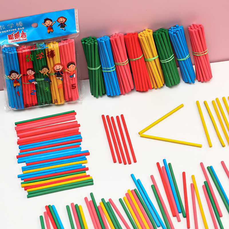 100 pcs math sticks educational teaching arithmetic sticks | Shopee ...