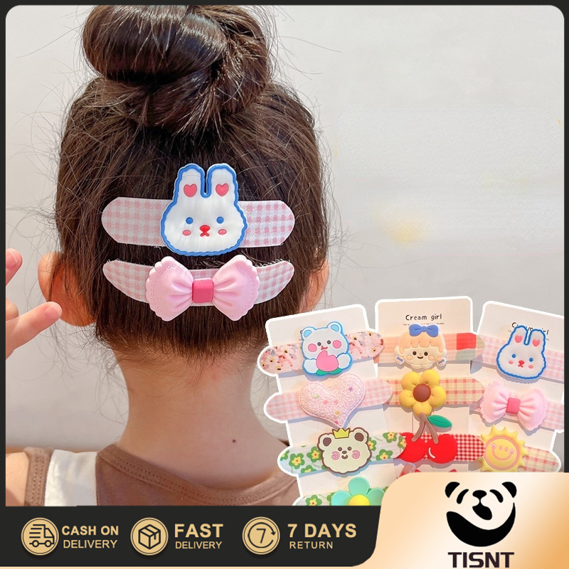 Korean Girl Broken Hair Sticker Velcro Cute Cartoon Does Not Hurt