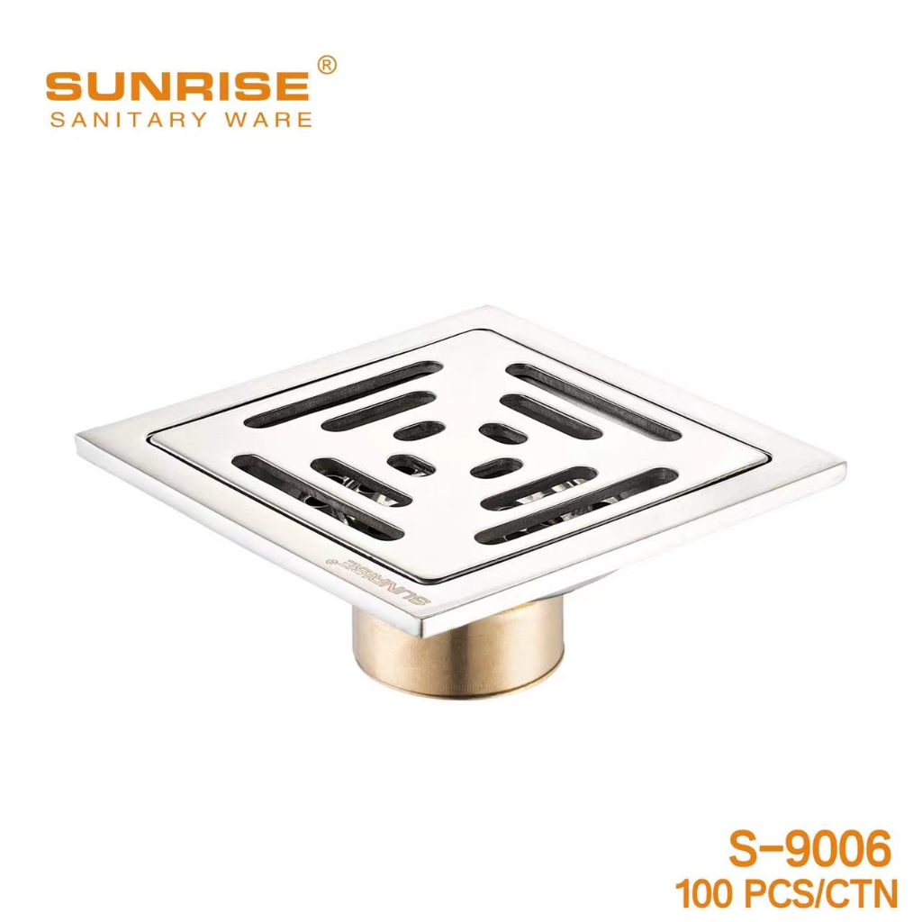 Sunrise Copper Brass Floor Drain Shower Drainer Waste Drain Deodorant ...