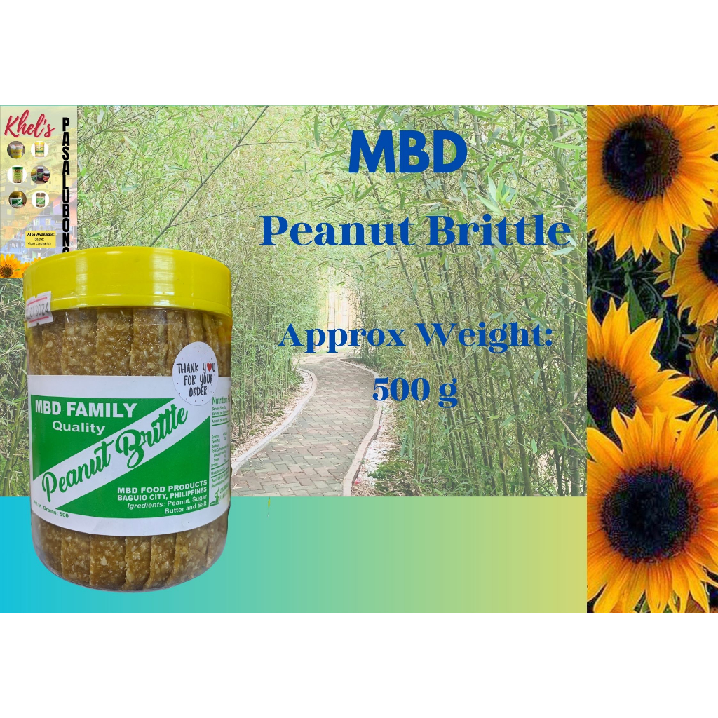 MBD Family Peanut Brittle[Check Description for possible allergens] Shopee Philippines
