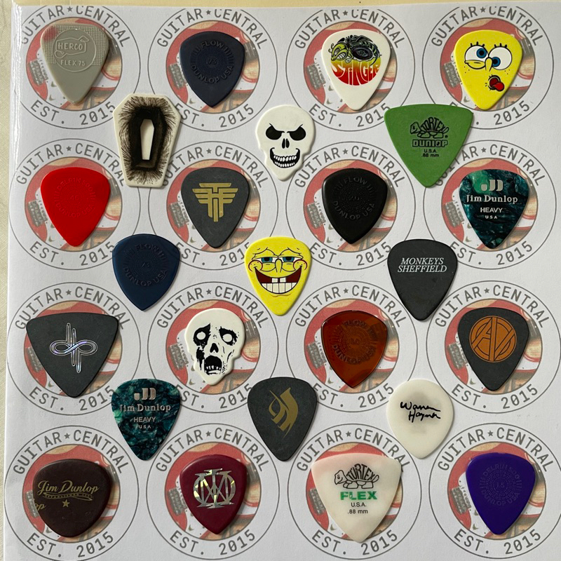 1pc Jim Dunlop USA random Guitar Pick | Shopee Philippines