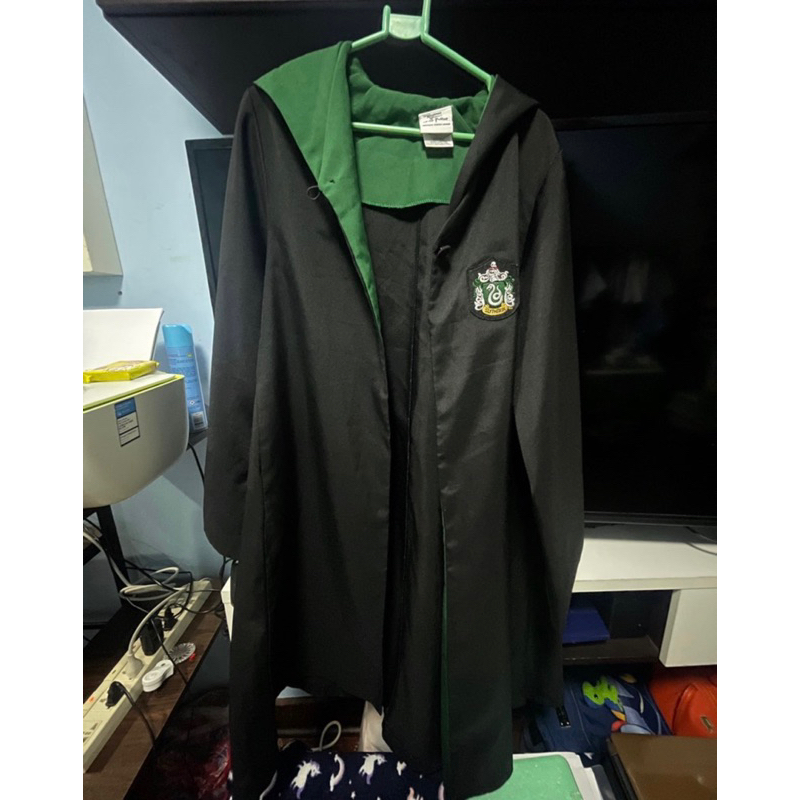 Xs Authentic Harry Potter Slytherin Robe Wizarding World Of Harry 