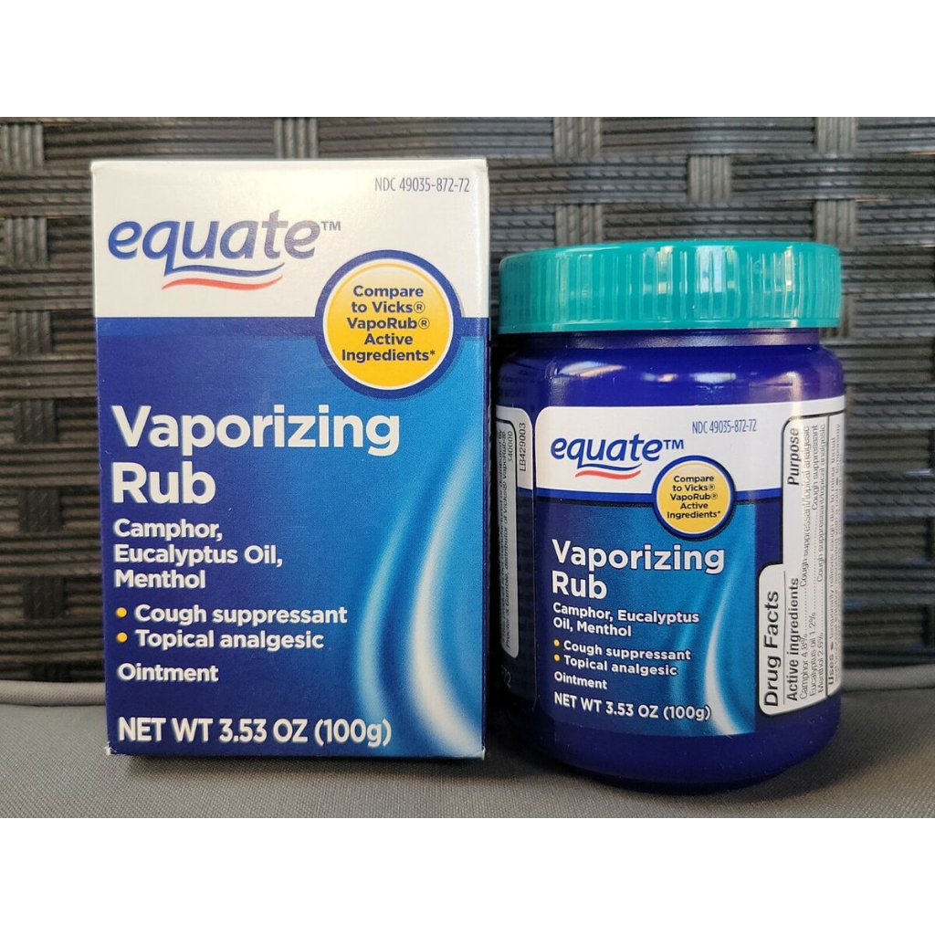 Equate Vaporizing Rub 100g Shopee Philippines