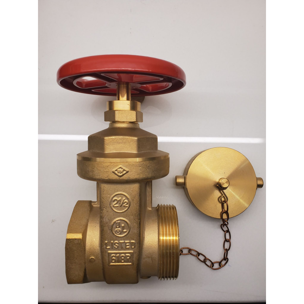 Fire Hose Valve 2 1/2'' inch Hydrant Brass 65mm UL FM App GIACOMINI ...